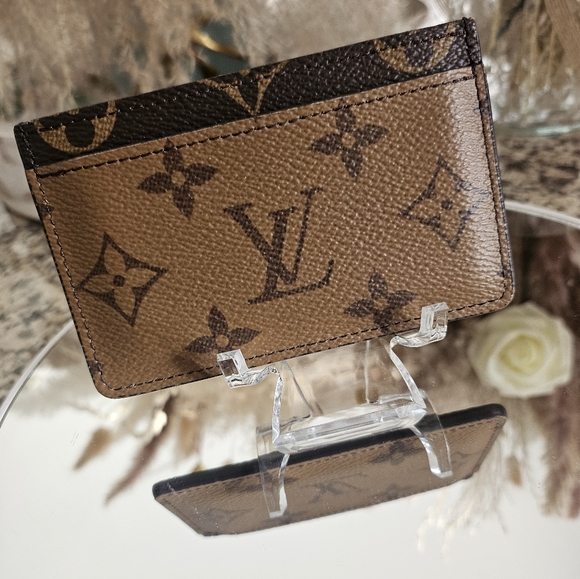 Louis Vuitton Card Holder. Reverse Mono EUC Authentic - Picture 3 of 5